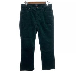 J. Crew Dark Green Cropped Pants